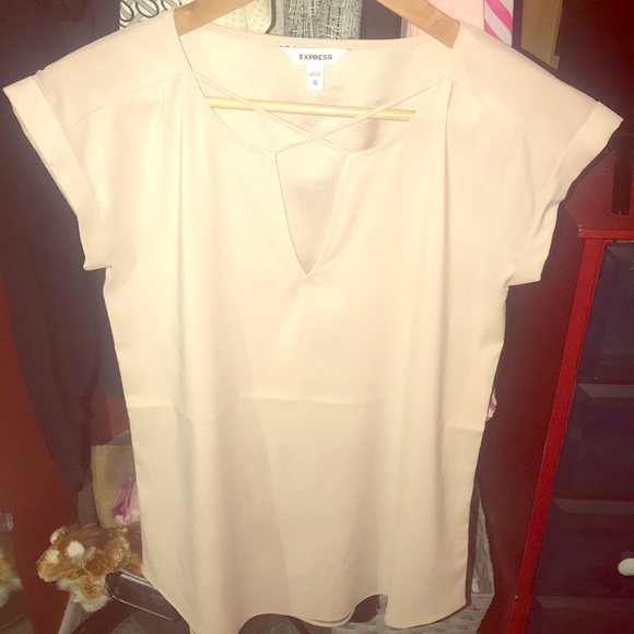 Nude Silk Express Blouse - Picture 4 of 4